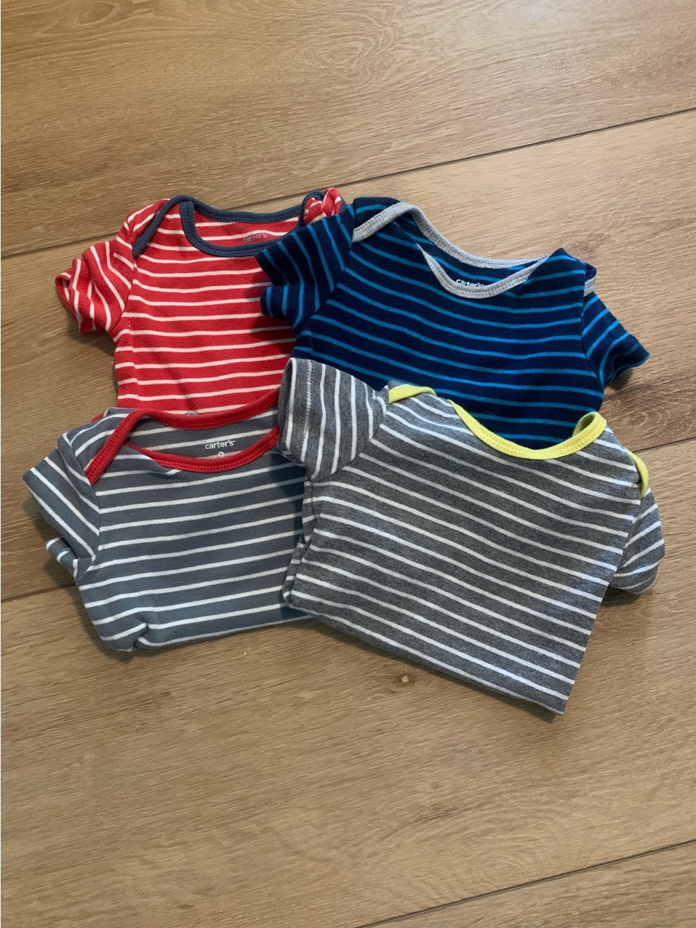 Carters Striped Bodysuit Bundle 6-9 Months